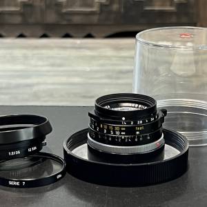 德製 Leica Summilux-M pre-a 35mm f1.4 Germany with original hood, filter