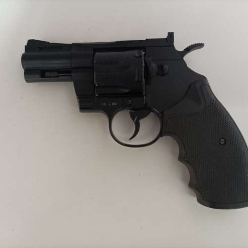 氣槍 鋼身co2短管左輪