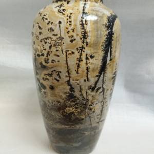 全新天然國畫石花瓶藝術品連龍年限量錦盒 每一件都有不同構圖 免費送貨