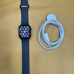 99%New Apple Watch S8 41MM (GPS版) 黑色 蘋果保養到2025年5月3日 有配件 電池效...