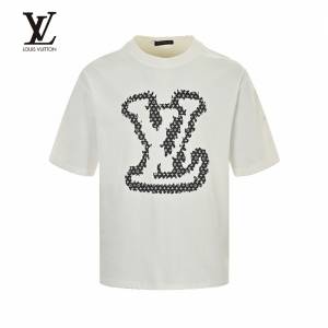 Louis Vuitton/路易威登 24ss 老花logo印花短袖