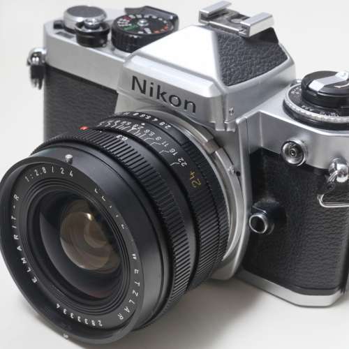 Leica R Elmarit 24mm f28 (改Nikon)Canon Fujifilm 機合用，用於GFX中幅，等同19mm...