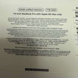 Macbook Pro 14" M2 Max