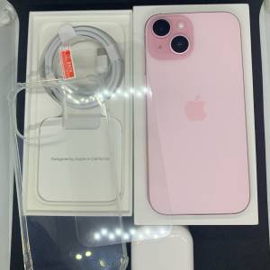 #iphone15，256GB，粉色pink，2sim卡，國行貨，電🔋battery 100%