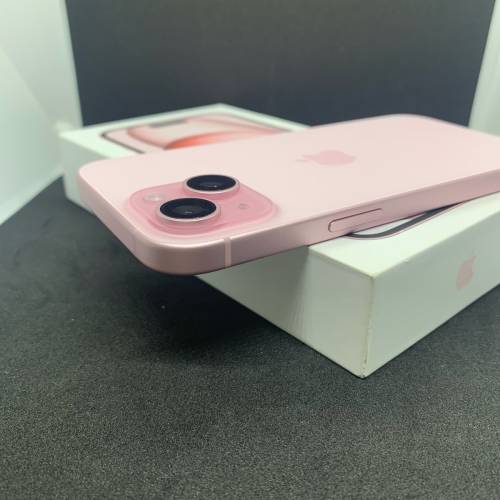 #iphone15，256GB，粉色pink，2sim卡，國行貨，電🔋battery 100%