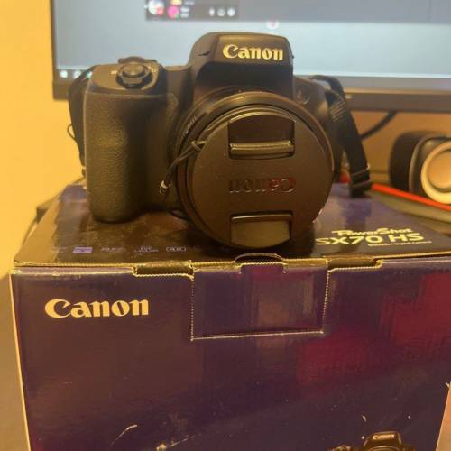 canon sx70 hs 行貨 有單有盒包電池包相機帶 只係用過一次