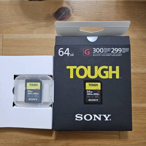 Sony SD card (G咭) 64GB

Sony SD card (M咭) 128GB