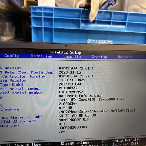 Lenovo x1 carbon i7 6600u/8gb/256gbssd win 10 pro