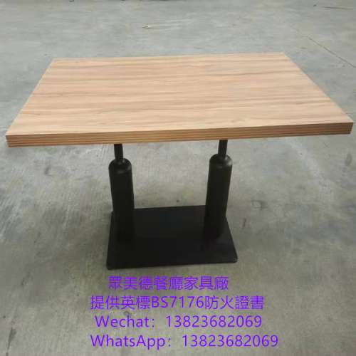 西餐廳桌椅table加工製造廠商,訂造雲石枱面,實木封邊防火板餐廳餐枱訂造,防火膠板抽...