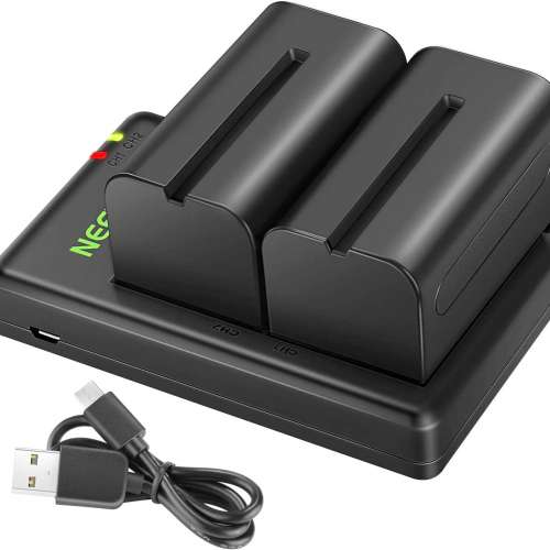 NEEWER NP-F750 Lithium-Ion Battery Pack With Charger For Sony 代用鋰電池連充電機