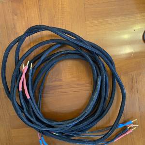 speaker cable。2 to 4 。  banana plug
