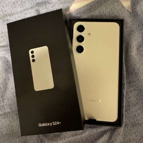 99% 新 Samsung Galaxy s24+ 256GB 雲石灰