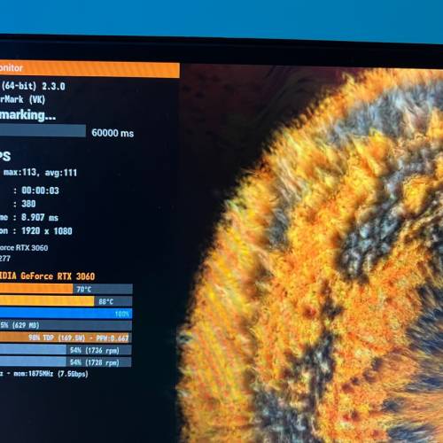 MSI RTX3060 ventus 3x oc 12GB DDR6