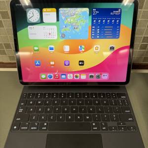 (有AC+) iPad Pro M2 11” 128GB 5G Sim 行貨, Magic Keyboard , Apple Pencil 2