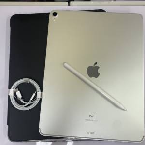 90%New Apple iPad Pro 12.9吋 第3代 4G版 512GB 太空灰色 香港行貨  跟配件 首選超值