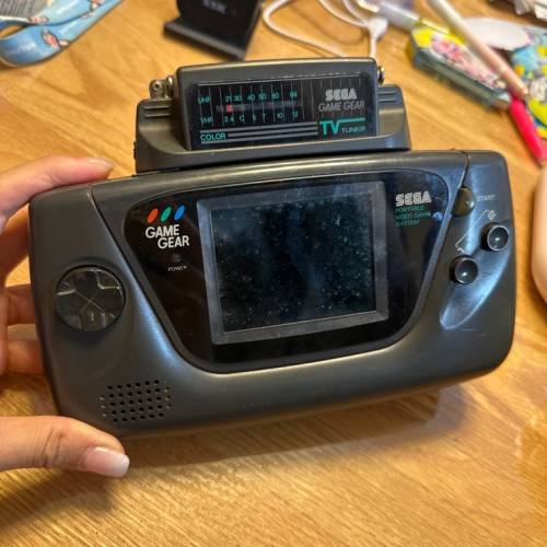 💕壞機 💕not working 日本製 Sega Game Gear 中古 收藏 遊戲機 TV Tuner 世嘉