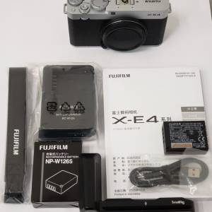 Fujifilm X-E4 Sliver Body (富士 XE4 銀色 淨機身) - 99% New，快門次數 SC 3835 ...
