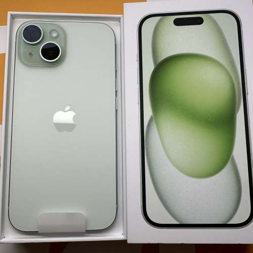 *100%全新 Apple iPhone 15 *128GB 香港行貨 綠色 購自CSL *行保養至12/5/2025 *10...