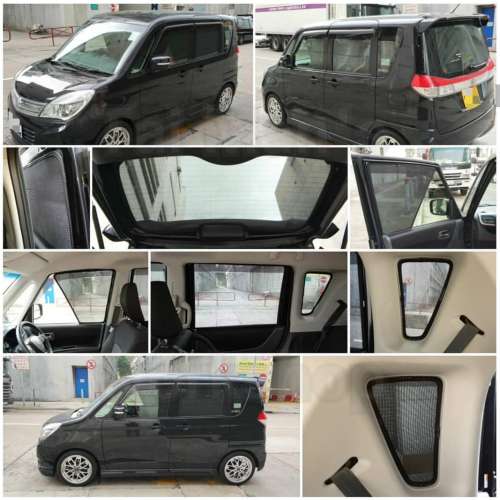 SUZUKI SOLIO 全車磁石濾光窗網太陽擋
