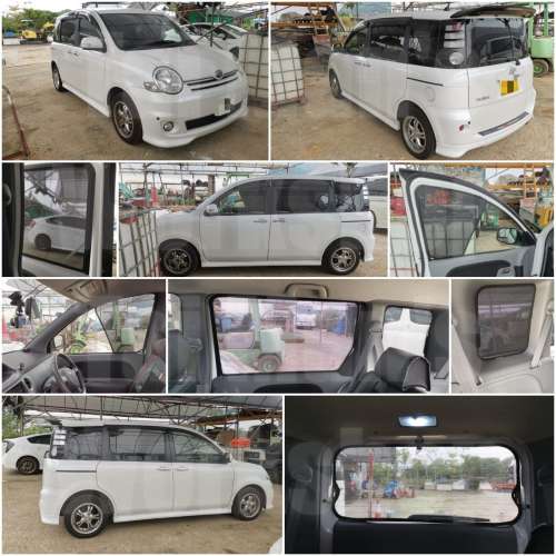 NCP81 Sienta 全車磁石濾光窗網太陽擋