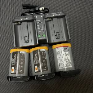 Canon LP-E19 叉電器連電池  (適合canon R3使用）不散放
