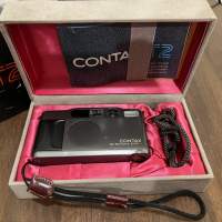 CONTAX T2 Titan Black Point & Shoot 35mm Film Camera