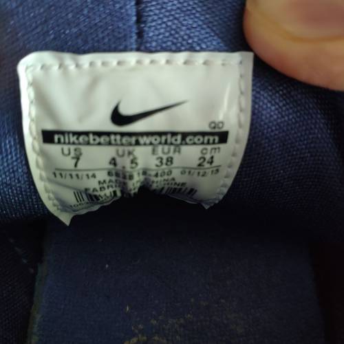 90%New Nike Air Huarache Run PremiumBlue Legend (Women's) 683818-400