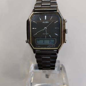 Vintage Seiko Alba V652-5200 Ana-Digital Alarm Chronograph Watch ( 全球唯一個...