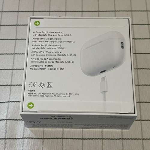 全新 Apple Airpods Pro 2 行保至 15/3/2025