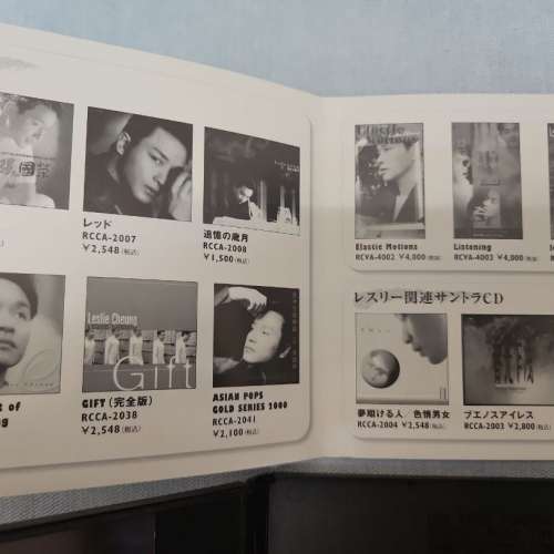 八成新 張國榮 Leslie Cheung Elastic Motions DVD 2001年日本限定發行