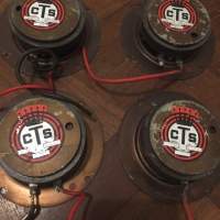 2 pairs of Vintage CTS tweeters