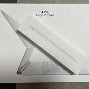 95％ new iPad Pro 12.9 magic keyboard + Apple Pencil 2