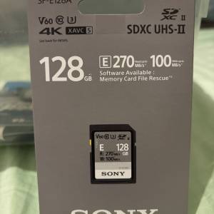 Sony SF-E UHS-II SDXC 128GB (270MB/R, 120/100MB/W) SF-E128A