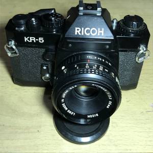 學影相最合Ricoh KR-5 有測光連原廠50mm 2.2鏡頭新浄