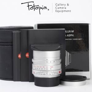 || Leica Summilux-M 35mm F1.4 ASPH - Silver / 11675 / FLE with full packing ||
