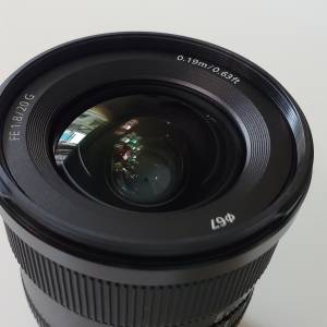 99新 Sony FE 20 mm F 1.8 G for A7 A7R A1