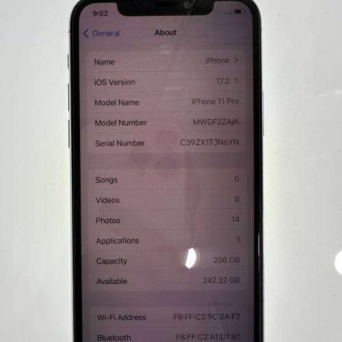 iPhone 11 pro 256gb 白色