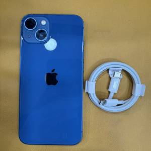 96%New iPhone 13 128GB 藍色 可用E-Sim卡 電池效能84% 有配件 自用首選超值