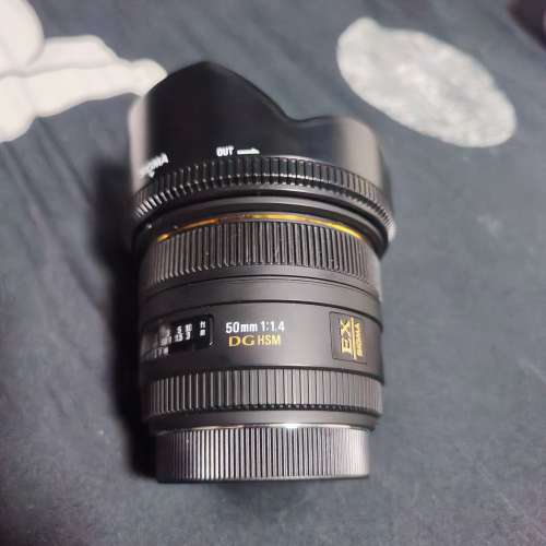 Sigma 50mm F1.4 9成9新 canon ef mount