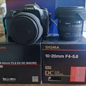 Canon 50D 連Sigma 兩鏡18-50mm&11-22mm
