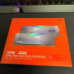 Adata XPG DDR4 ROG-CERTIFIED SPECTRIX D50 RGB 3600mhz 16GB (8GBx2)