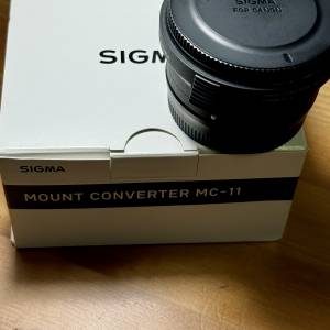 Sigma MC11 Canon EF len - Sony FE A7 body