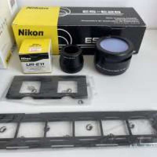 Nikon Coolpix 5400 相機 (壞機) 當零件賣,連原廠ES-E28 底片翻拍器一套