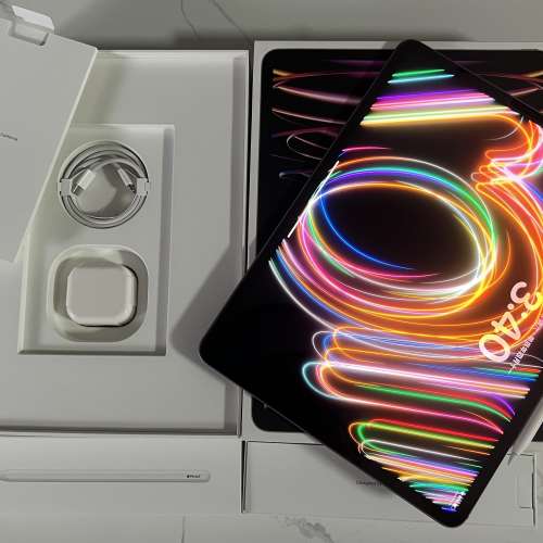 99％ new iPad Pro 12.9 gen6 M2 ( 256g ) WiFi + 5g  with Apple Pencil 2