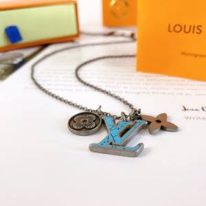 Louis Vuitton endant Chain LV Turquoise necklace