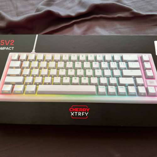 Cherry Xtrfy K5V2 Compact 65%佈局 機械式鍵盤(白色)