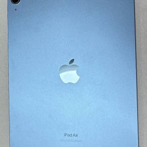 9成新 iPad Air 5 th 代 藍色 256GB (2022) Wi-Fi 香港行貨 仲有6個月保養 無盒無單...