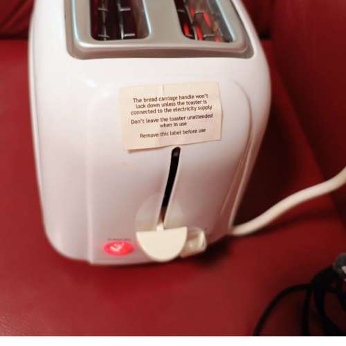 全新愛心格仔餅機。多士爐