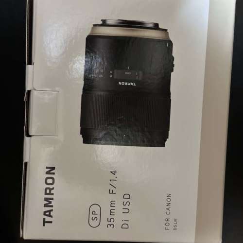 Tamron 35mm f1 4 sp for canon ef eos r r5 r6 r3 rp 