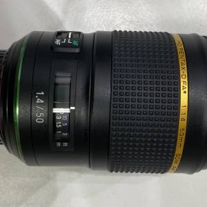 Pentax DFA 50mm f1.4 lens